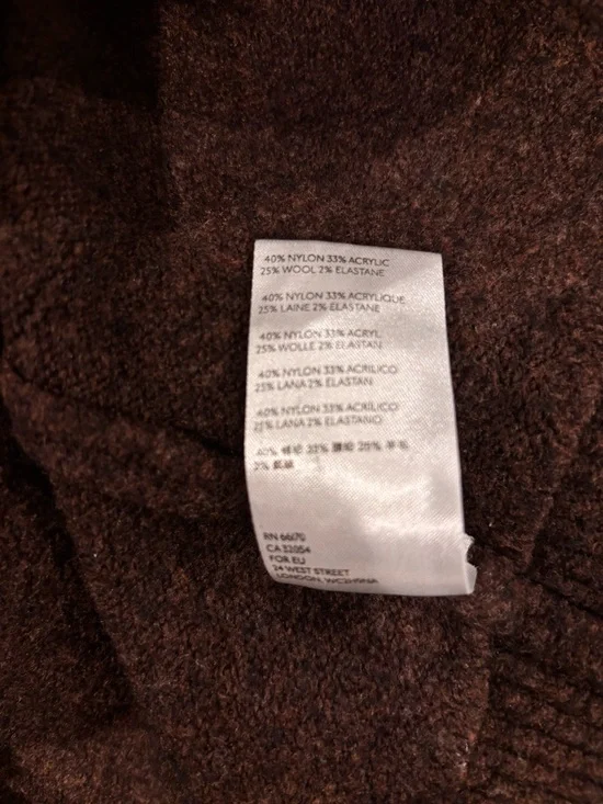 Free People Echo Beach Pullover Sweater in Brown Size Medium - Picture 9 of 9